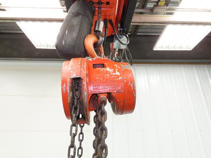 CM 4 Ton 8000Lb Manual Chain Fall Hand Hoist 20' Lift
