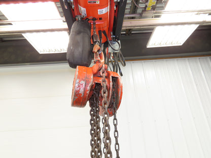 CM 4 Ton 8000Lb Manual Chain Fall Hand Hoist 20' Lift