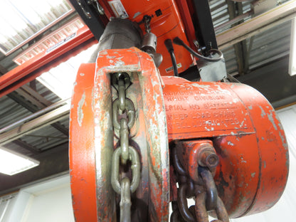 CM 4 Ton 8000Lb Manual Chain Fall Hand Hoist 20' Lift