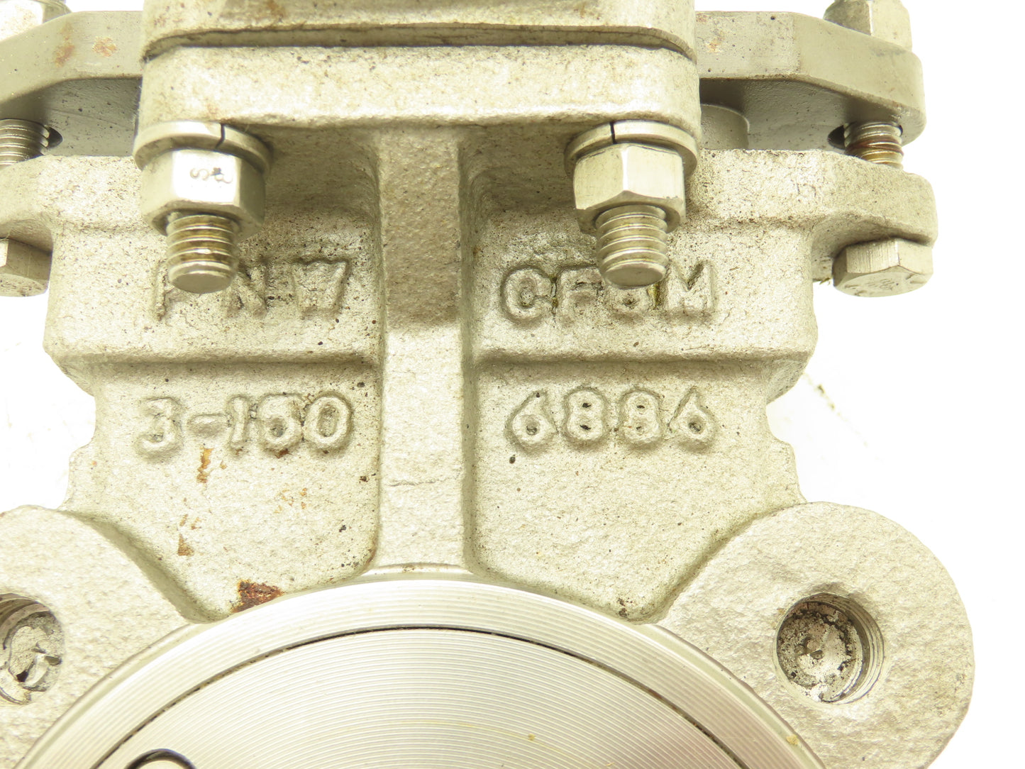 FNW 2000BT 3" Knife Gate Valve Rising Stem PTFE Seat 316 SS Knife Blade 9" Wheel