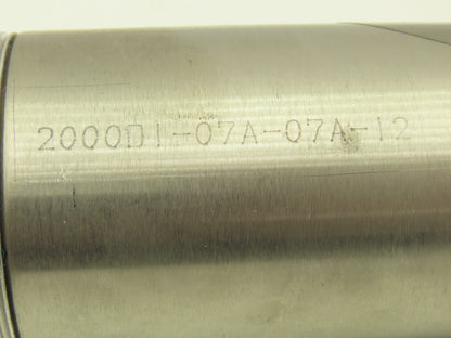 Numatics 2000D1-07A-07A-12 2-Stage Pneumatic Air Cylinder 2" Bore 7" Stroke