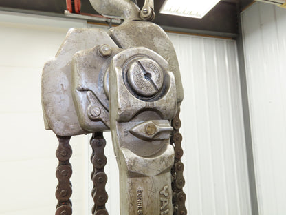 Yale D85 6 Ton 12000Lb Manual Roller Chain Hand Lever Ratchet Hoist 6' Lift