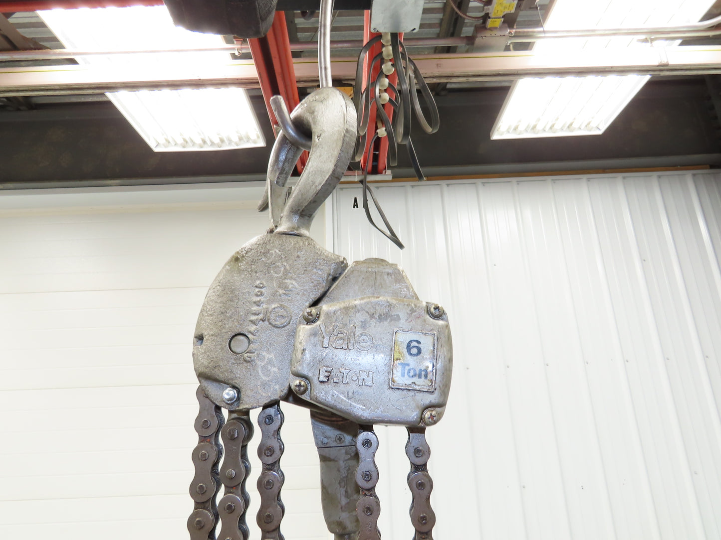 Yale D85 6 Ton 12000Lb Manual Roller Chain Hand Lever Ratchet Hoist 6' Lift