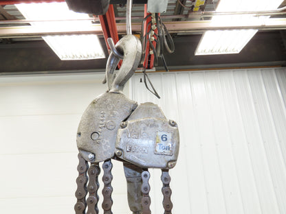 Yale D85 6 Ton 12000Lb Manual Roller Chain Hand Lever Ratchet Hoist 6' Lift