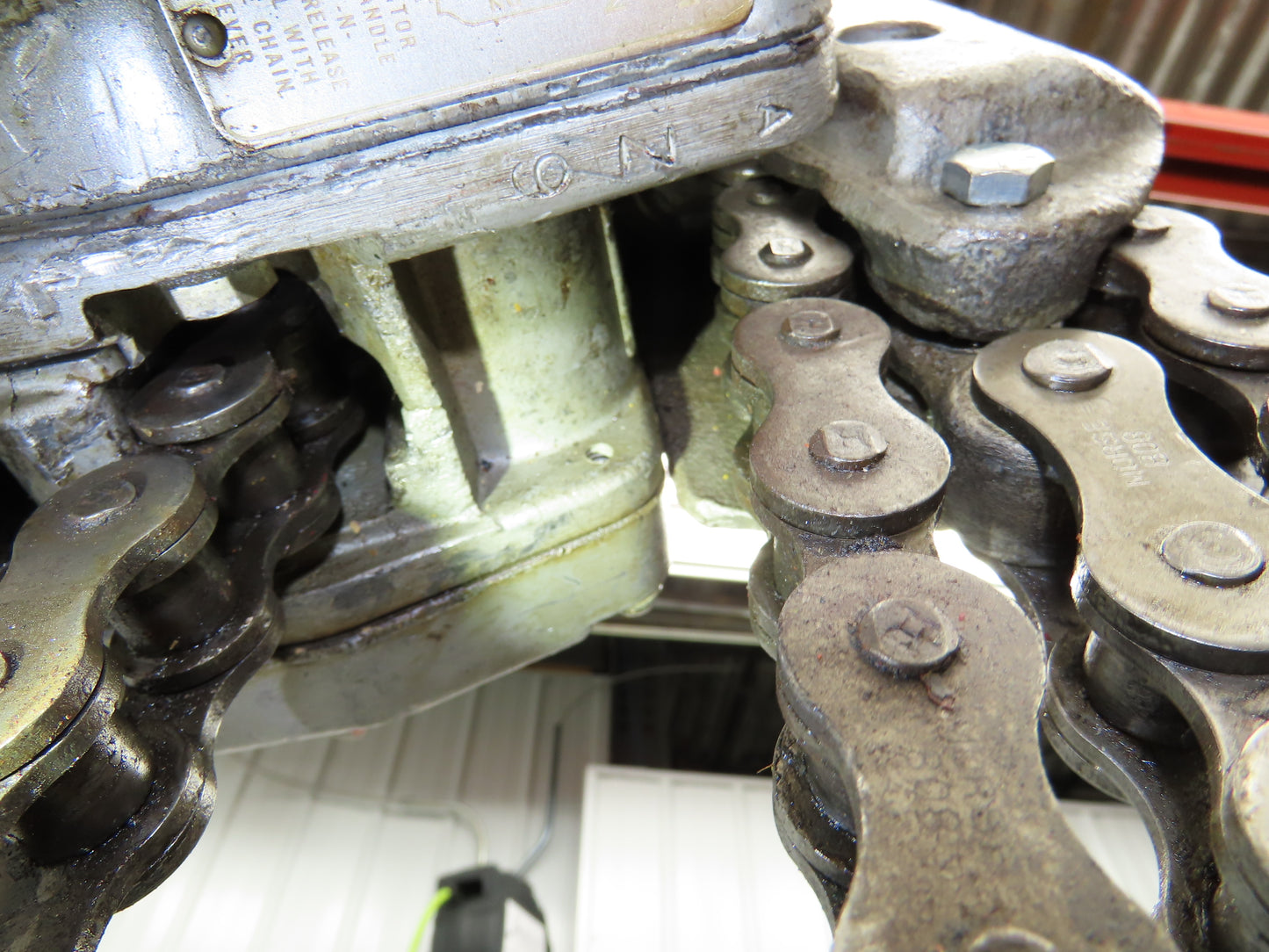 Yale D85 6 Ton 12000Lb Manual Roller Chain Hand Lever Ratchet Hoist 6' Lift