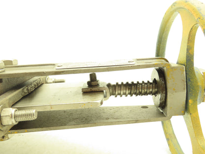 ITT Fabri-Valve C37S316 4" Stainless Knife Gate Valve Rising Stem Metal Seat