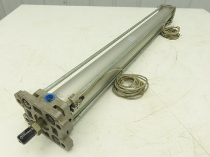 SMC CDA2F63TN-750-J59WL Pneumatic Air Cylinder 63mm Bore 750mm Bore 145 psi
