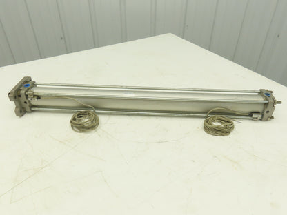 SMC CDA2F63TN-750-J59WL Pneumatic Air Cylinder 63mm Bore 750mm Bore 145 psi