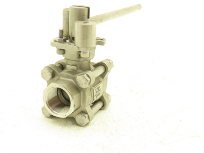 Duravalve DM340 Stainless Ball Valve 3/4"NPT Threaded 1500 PSI Manual Lever