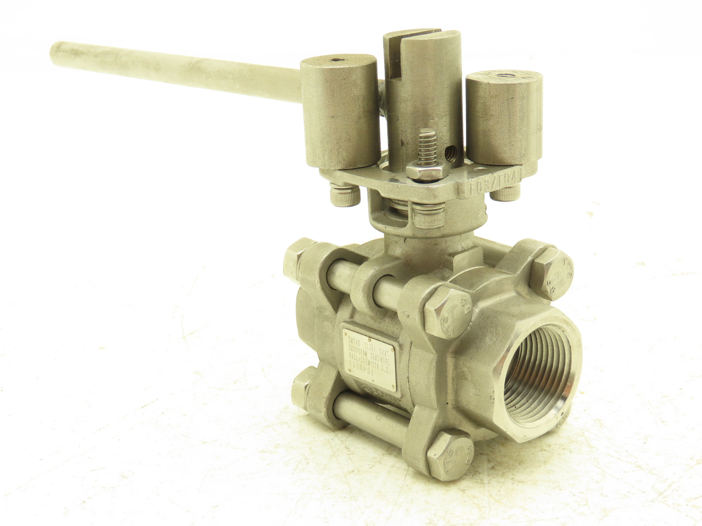 Duravalve DM340 Stainless Ball Valve 3/4"NPT Threaded 1500 PSI Manual Lever