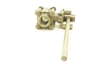 Duravalve DM340 Stainless Ball Valve 3/4"NPT Threaded 1500 PSI Manual Lever