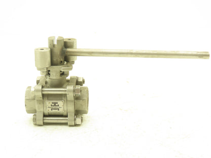 Duravalve DM340 Stainless Ball Valve 3/4"NPT Threaded 1500 PSI Manual Lever