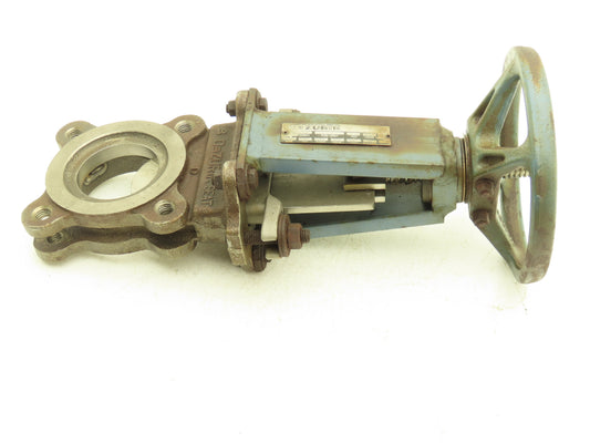 DeZurik 9258997 3" Knife Gate Valve 304 SS Rising Stem Fig. 824
