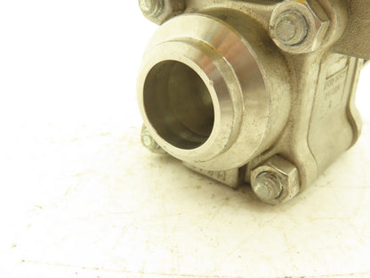 Parker 16Z16PBW8-SB16L-PF-V-SS Swing Out Ball Valve & Actuator 1"Tube/Butt Weld