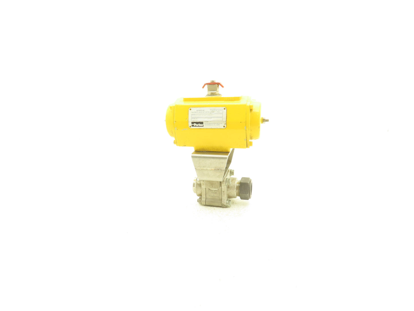 Parker 16Z16PBW8-SB16L-PF-V-SS Swing Out Ball Valve & Actuator 1"Tube/Butt Weld