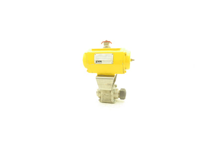 Parker 16Z16PBW8-SB16L-PF-V-SS Swing Out Ball Valve & Actuator 1"Tube/Butt Weld