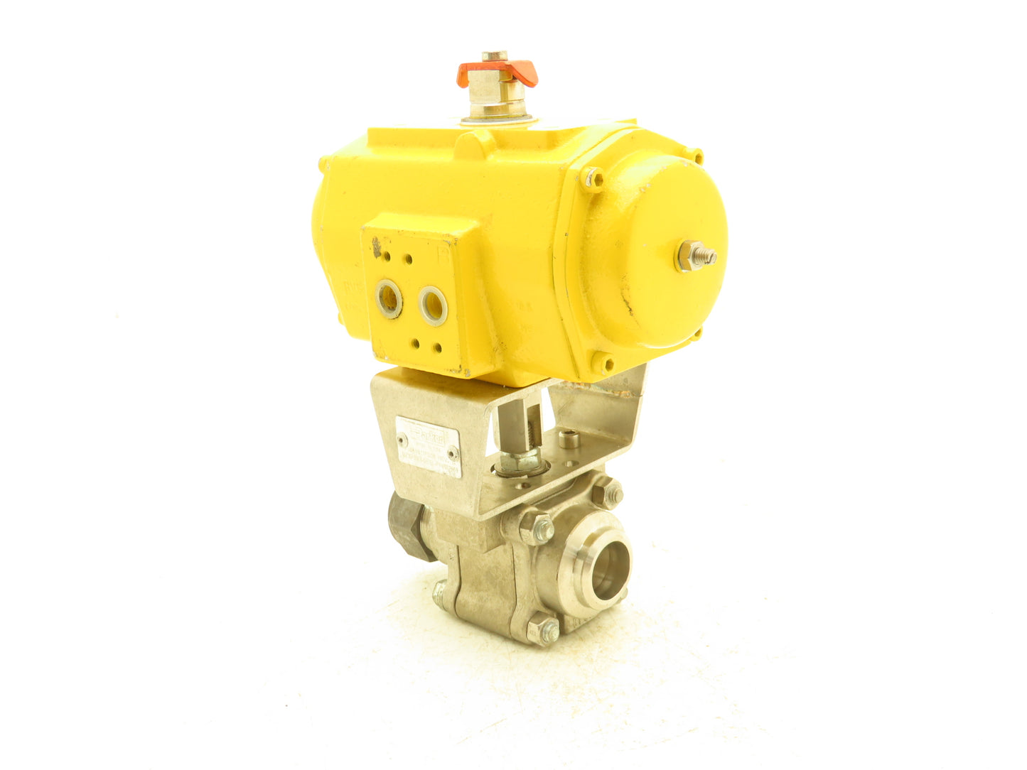Parker 16Z16PBW8-SB16L-PF-V-SS Swing Out Ball Valve & Actuator 1"Tube/Butt Weld