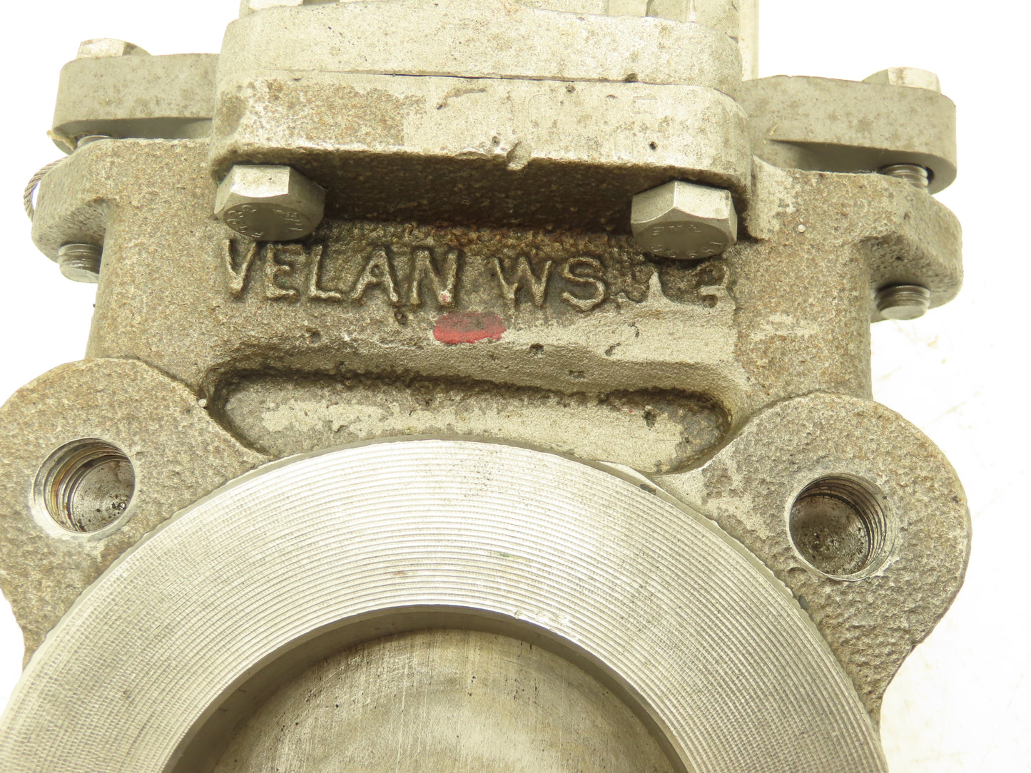 Velan L10-0310C-13SL  3" Stainless Knife Gate Valve 316SS Rising Stem Lug Style