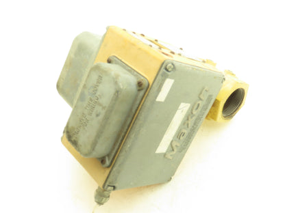 Maxon 2-1/2" 5000-1 Natural Gas Shut Off Valve 2.5"NPT 40PSI 115V