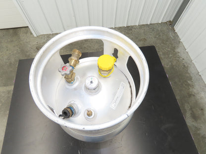 Worthington CYL9315-W 33.5Lb Aluminum Forklift Propane Cylinder LPG Gas Tank USA