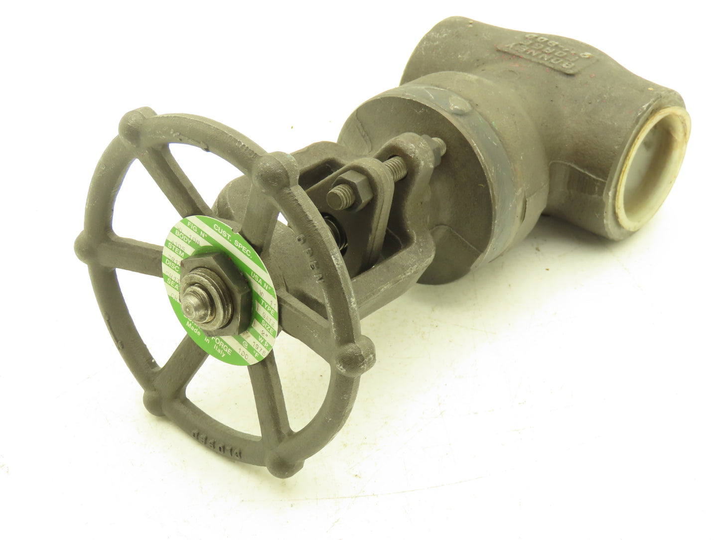 Bonney Forge WL 108 2" Gate Valve NPT Rising Stem Bolted Bonnet 800 Steel