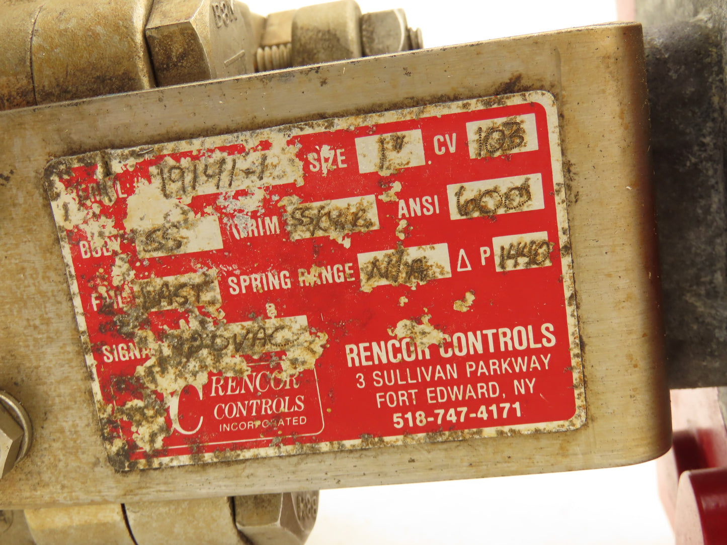 Velan G1T13-SP7A 1"NPT Stainless Ball Valve & Electric Actuator 115V A92XWJ