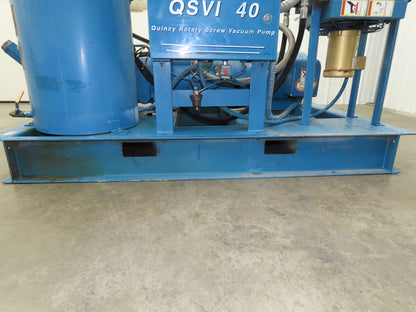 Quincy QSVI40ANN3H Rotary Screw Vacuum Pump 230/460V 40Hp Air Compressor 95839h