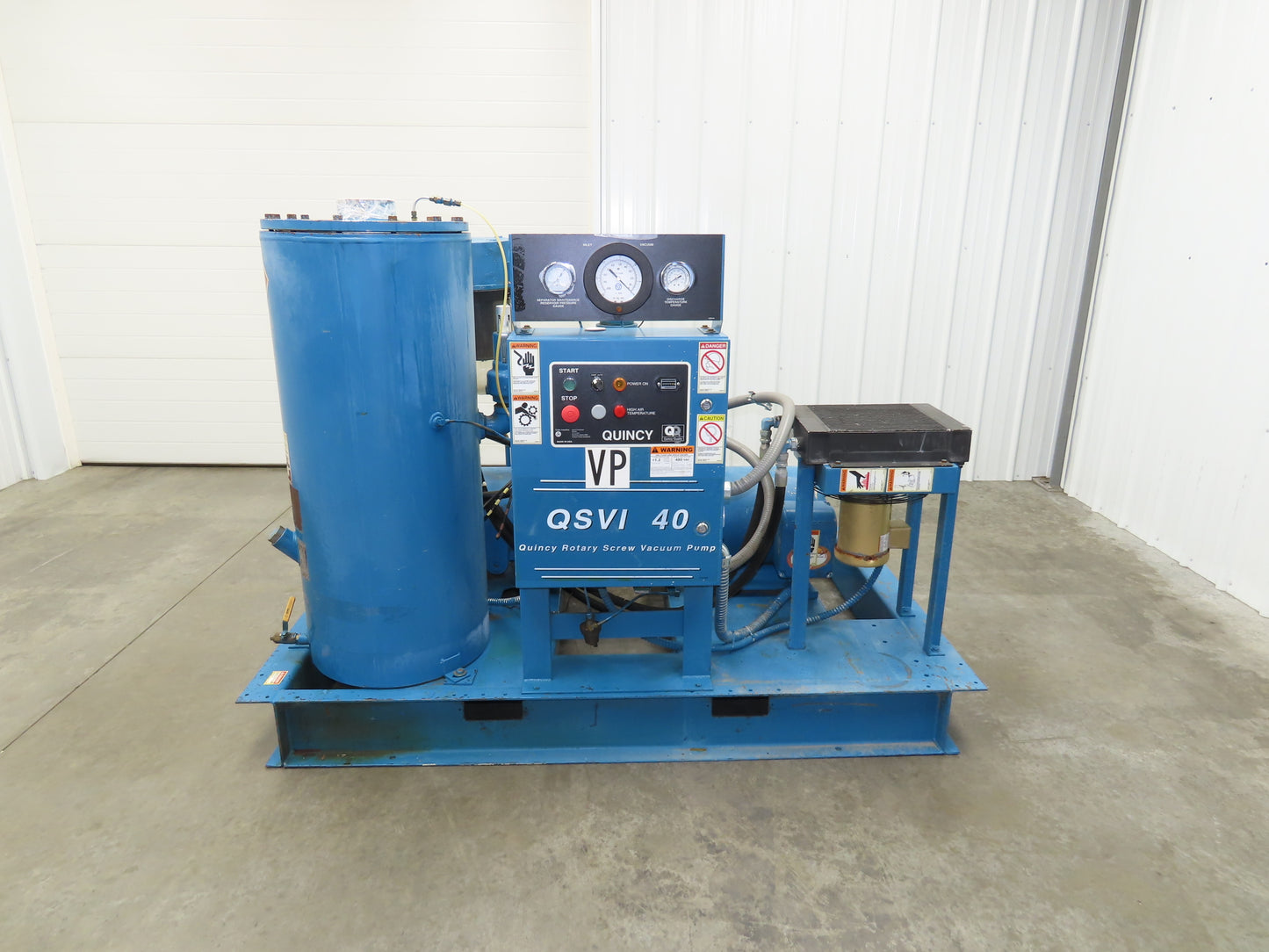 Quincy QSVI40ANN3H Rotary Screw Vacuum Pump 230/460V 40Hp Air Compressor 95839h