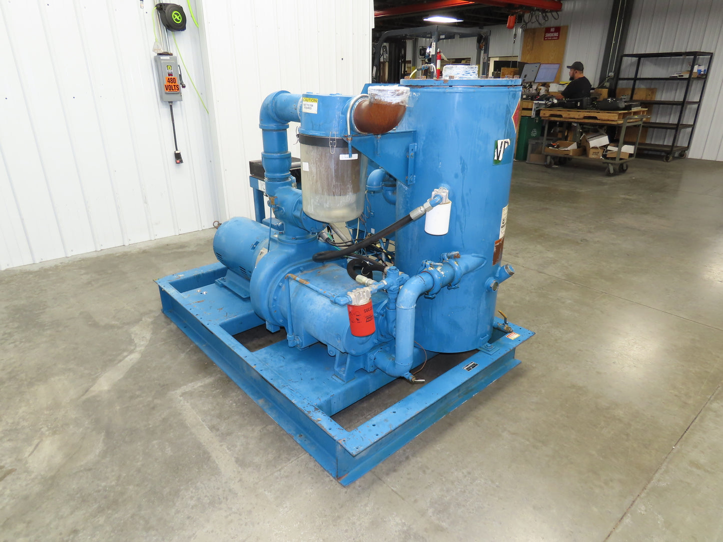 Quincy QSVI40ANN3H Rotary Screw Vacuum Pump 230/460V 40Hp Air Compressor 95839h