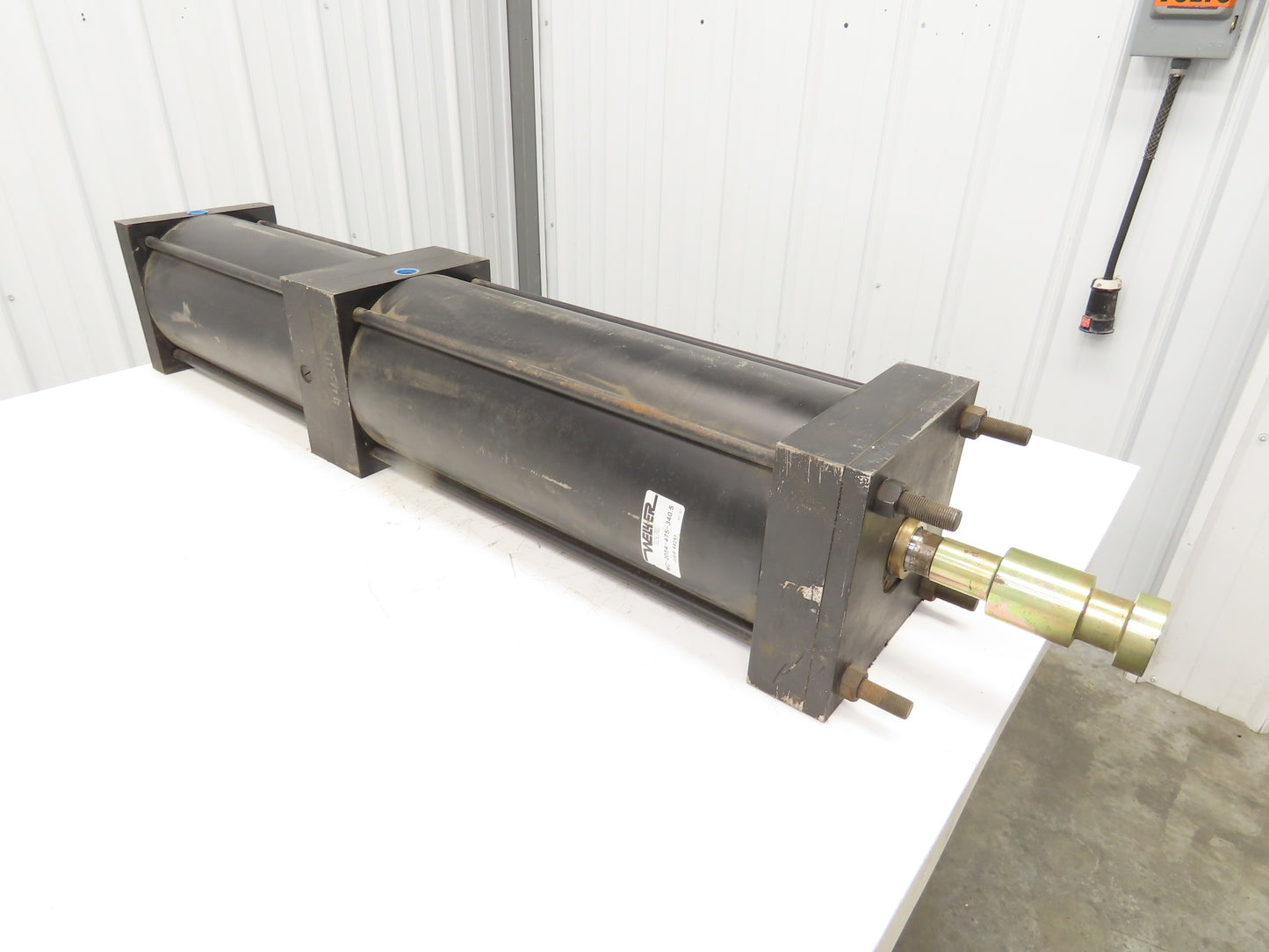 Welker Bearing Two-Stage Pneumatic Air Cylinder 8" Bore 475mm/340.5mm Stroke