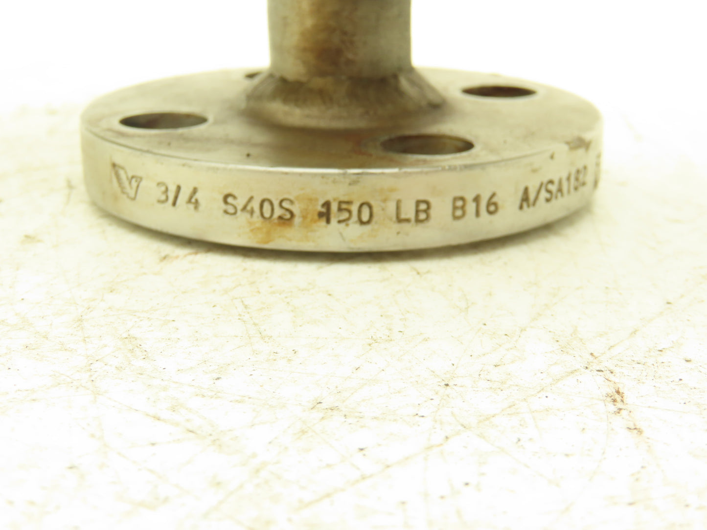 Enlin A/SA182F 316L Stainless Reducing Tee 2"x2"x 3/4" Flanged Pipe Adapter