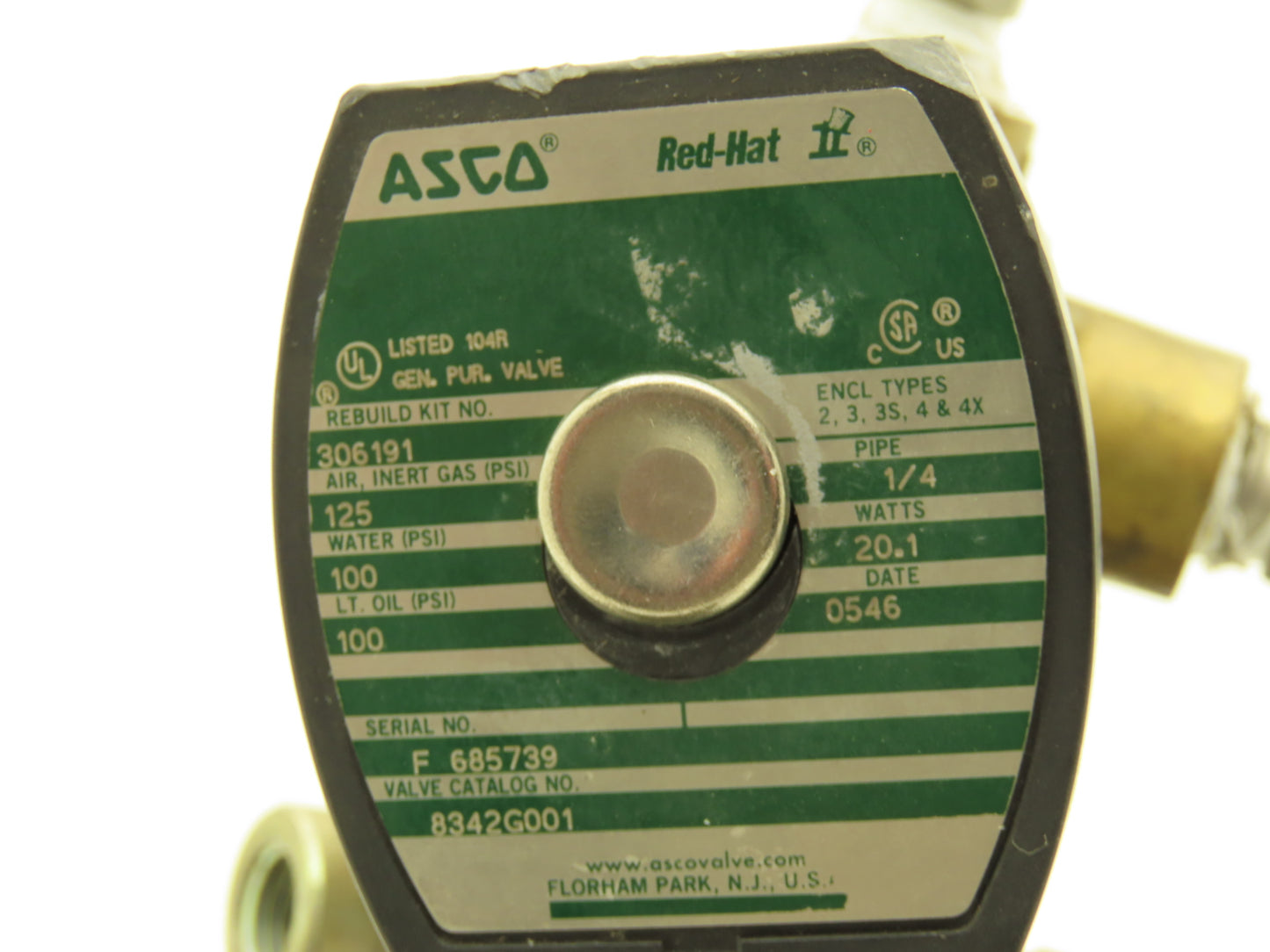 Jamesbury 2" 4AX 3600 MTA3 Stainless Ball Valve w/Pneumatic Actuator ST-200B