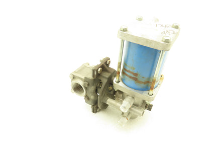 Jamesbury 2" 4AX 3600 MTA3 Stainless Ball Valve w/Pneumatic Actuator ST-200B