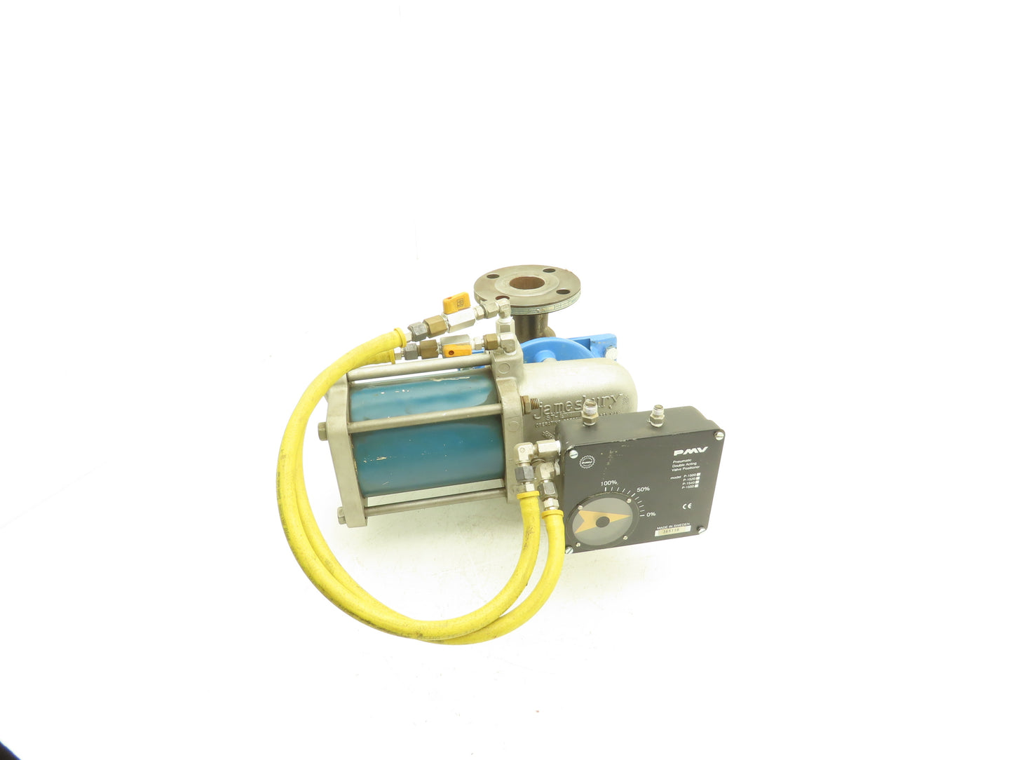 Jamesbury 2" 5150 312236TT Ball Valve w/Pneumatic Actuator ST-200B & Positioner