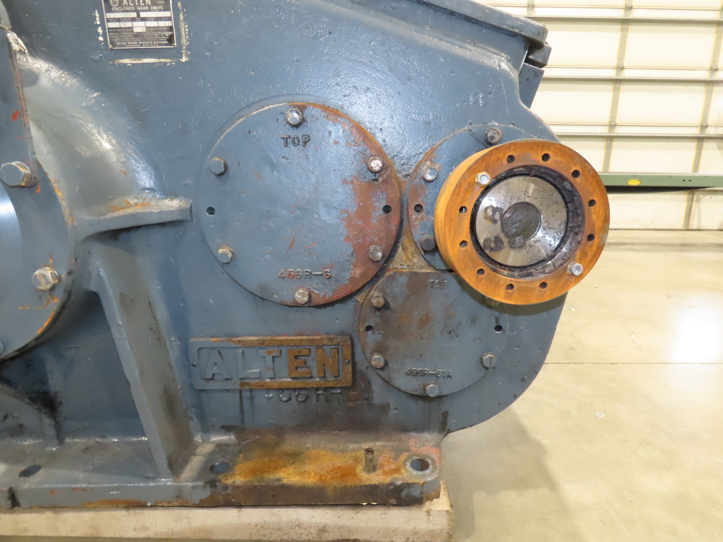 Alten TG-456A-1-56 Enclosed Gear Drive 150Hp 55.8 Ratio 21.5rpm Parallel Drive