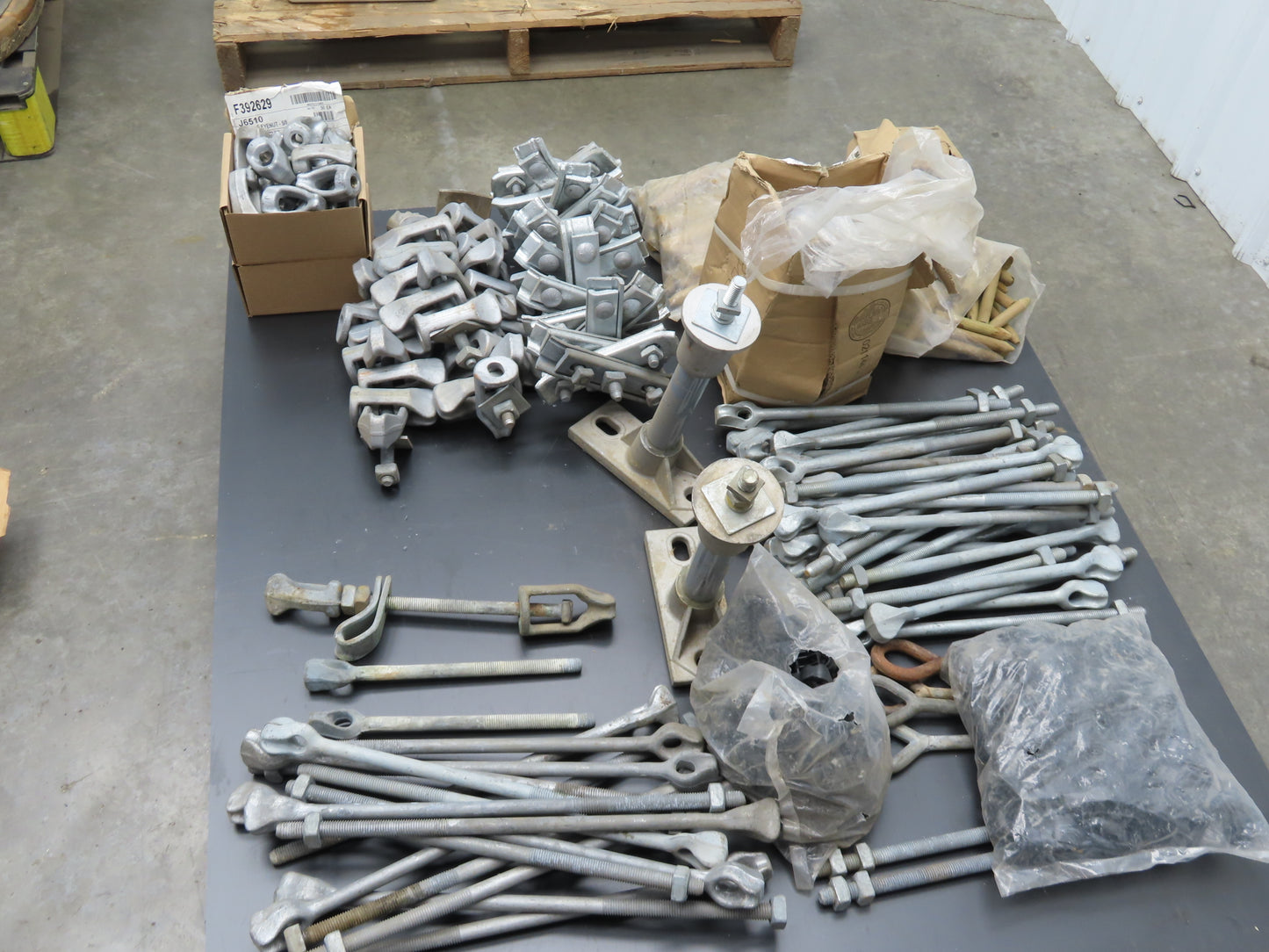 Galvanized Steel Guy-Grip Dead End Splice Wire 5/16" & 1/4" & Hardware Mixed Lot