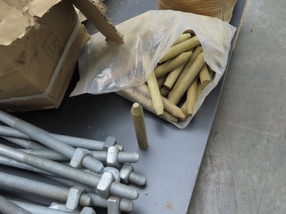 Galvanized Steel Guy-Grip Dead End Splice Wire 5/16" & 1/4" & Hardware Mixed Lot