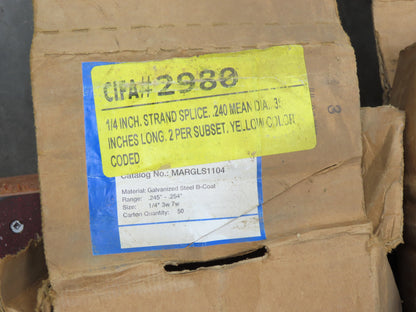 Galvanized Steel Guy-Grip Dead End Splice Wire 5/16" & 1/4" & Hardware Mixed Lot