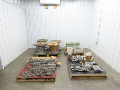 Galvanized Steel Guy-Grip Dead End Splice Wire 5/16" & 1/4" & Hardware Mixed Lot