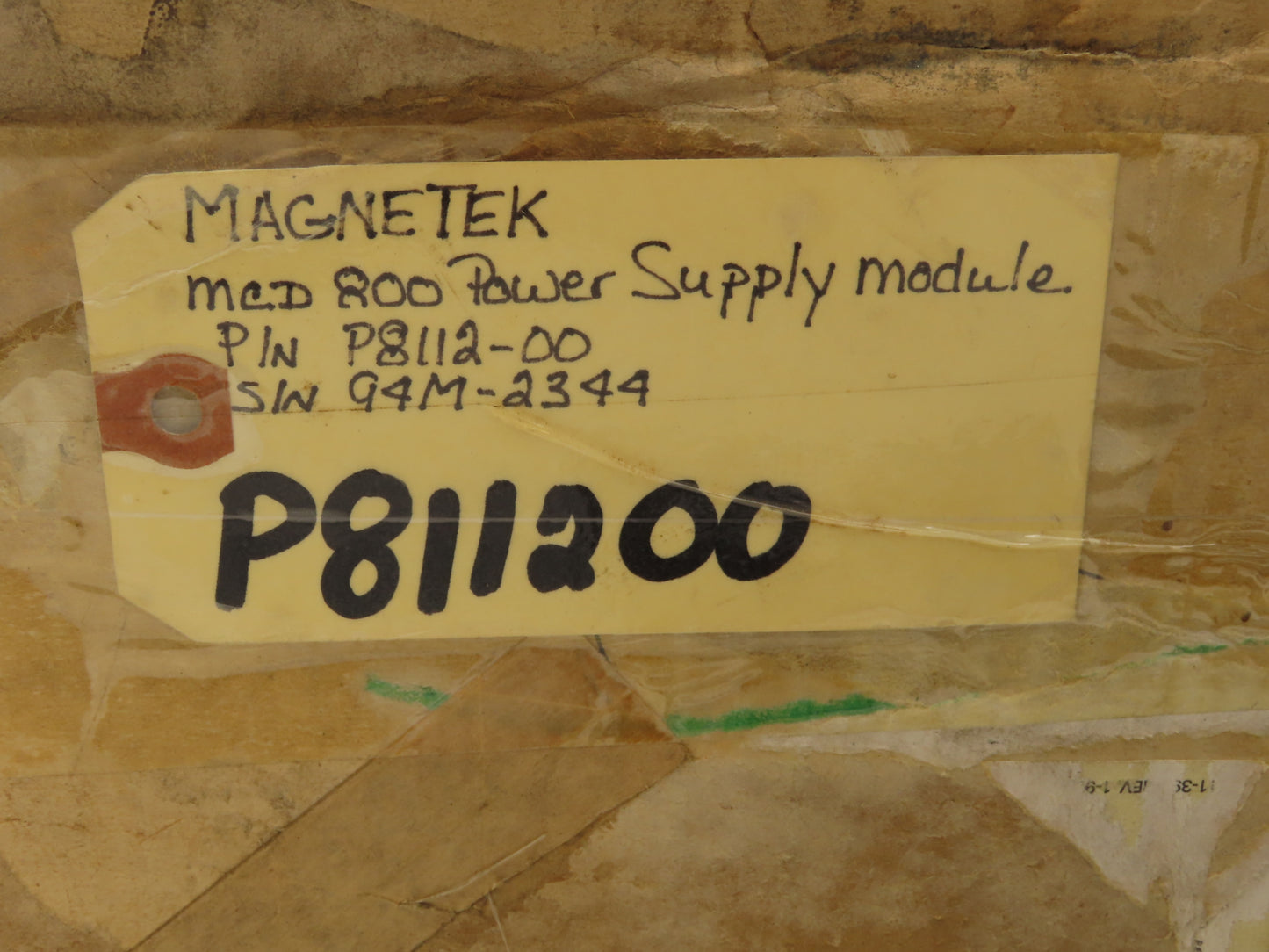 Magnetek MCD 800 Servo Amplifier Power Supply P8112 115VAC 1ph In 140VDC Output