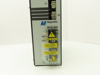 Magnetek MCD 800 Servo Amplifier Power Supply P8112 115VAC 1ph In 140VDC Output