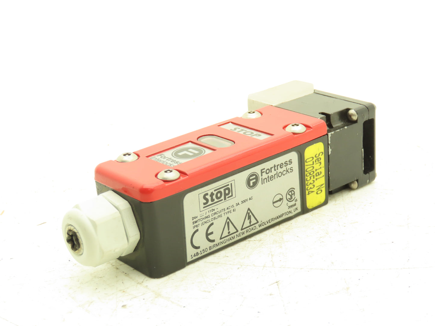 Fortress Interlocks ATHSTOP024 LOK Interlock Safety Switch Stop