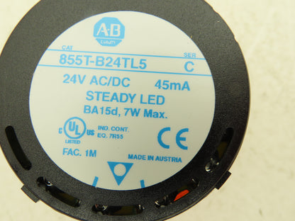 Allen Bradley Signal Light Stack Tower 4 Color 24V AC/DC With Audible Alarm