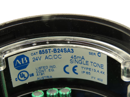 Allen Bradley Signal Light Stack Tower 4 Color 24V AC/DC With Audible Alarm