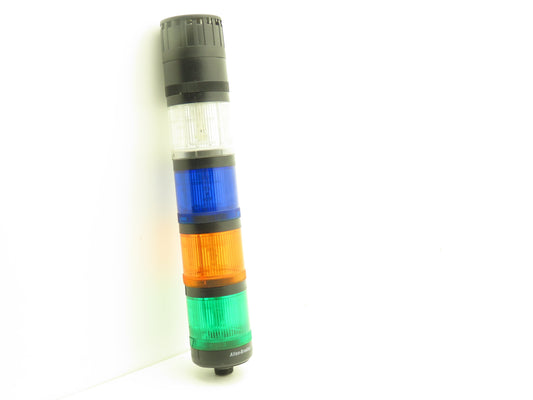 Allen Bradley Signal Light Stack Tower 4 Color 24V AC/DC With Audible Alarm