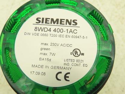 Siemens Signaling Column Stack Light Tower Red Amber Green & Alarm 70mm 230V