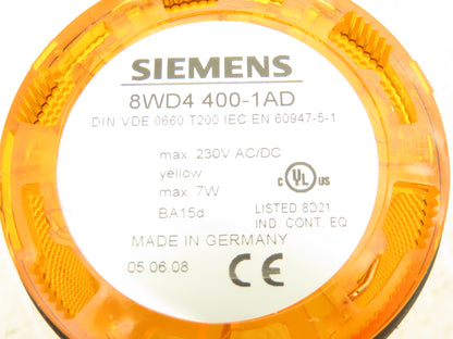 Siemens Signaling Column Stack Light Tower Red Amber Green & Alarm 70mm 230V