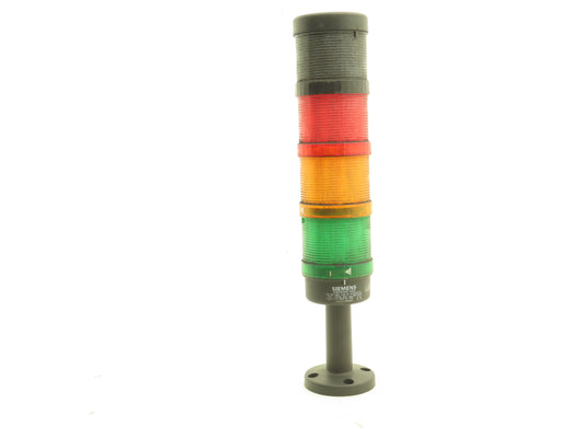 Siemens Signaling Column Stack Light Tower Red Amber Green & Alarm 70mm 230V