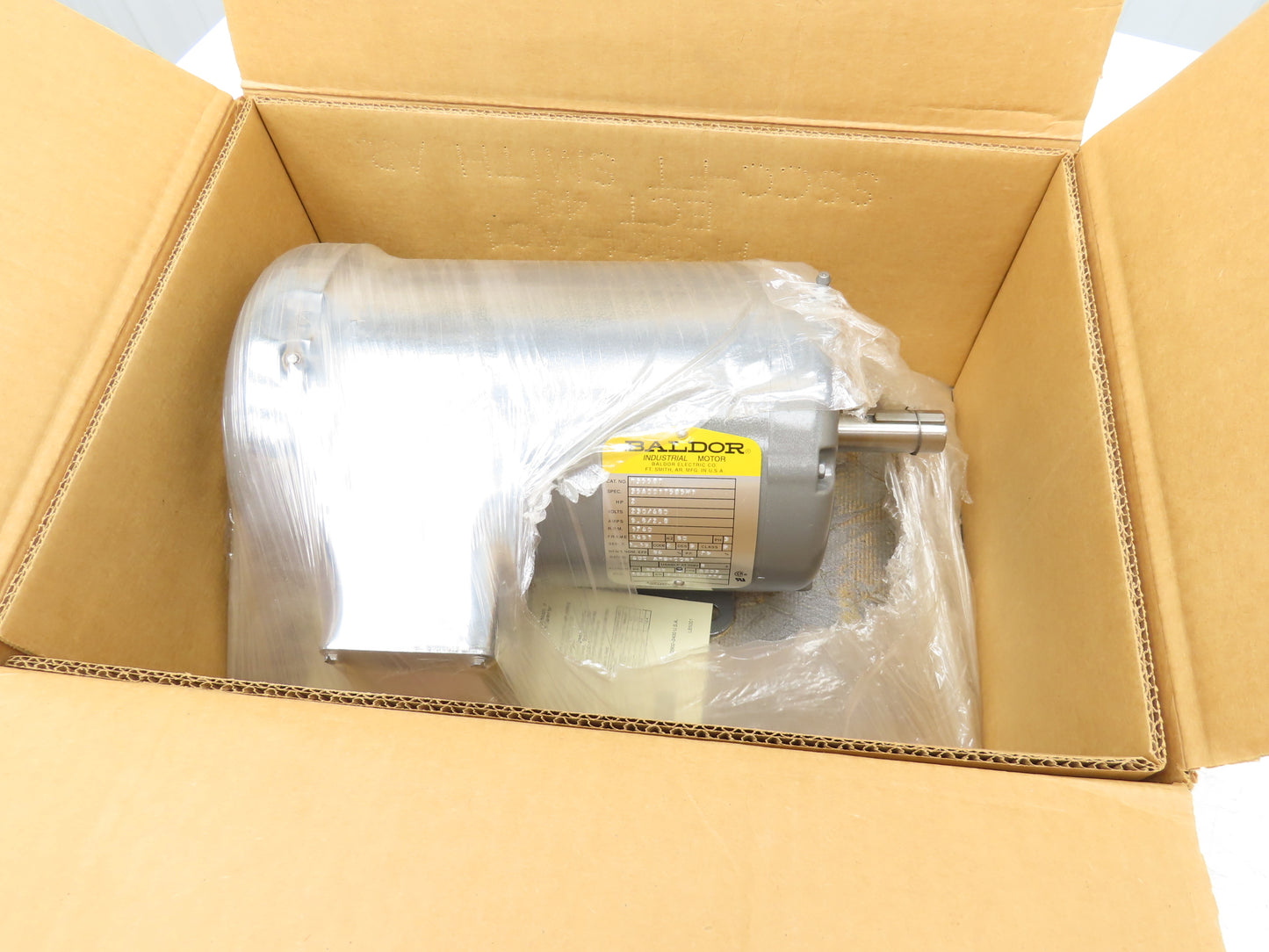 Baldor Electric M3558T AC Motor 2Hp 1740rpm 230/460V 3PH 145T TEFC 7/8"Shaft