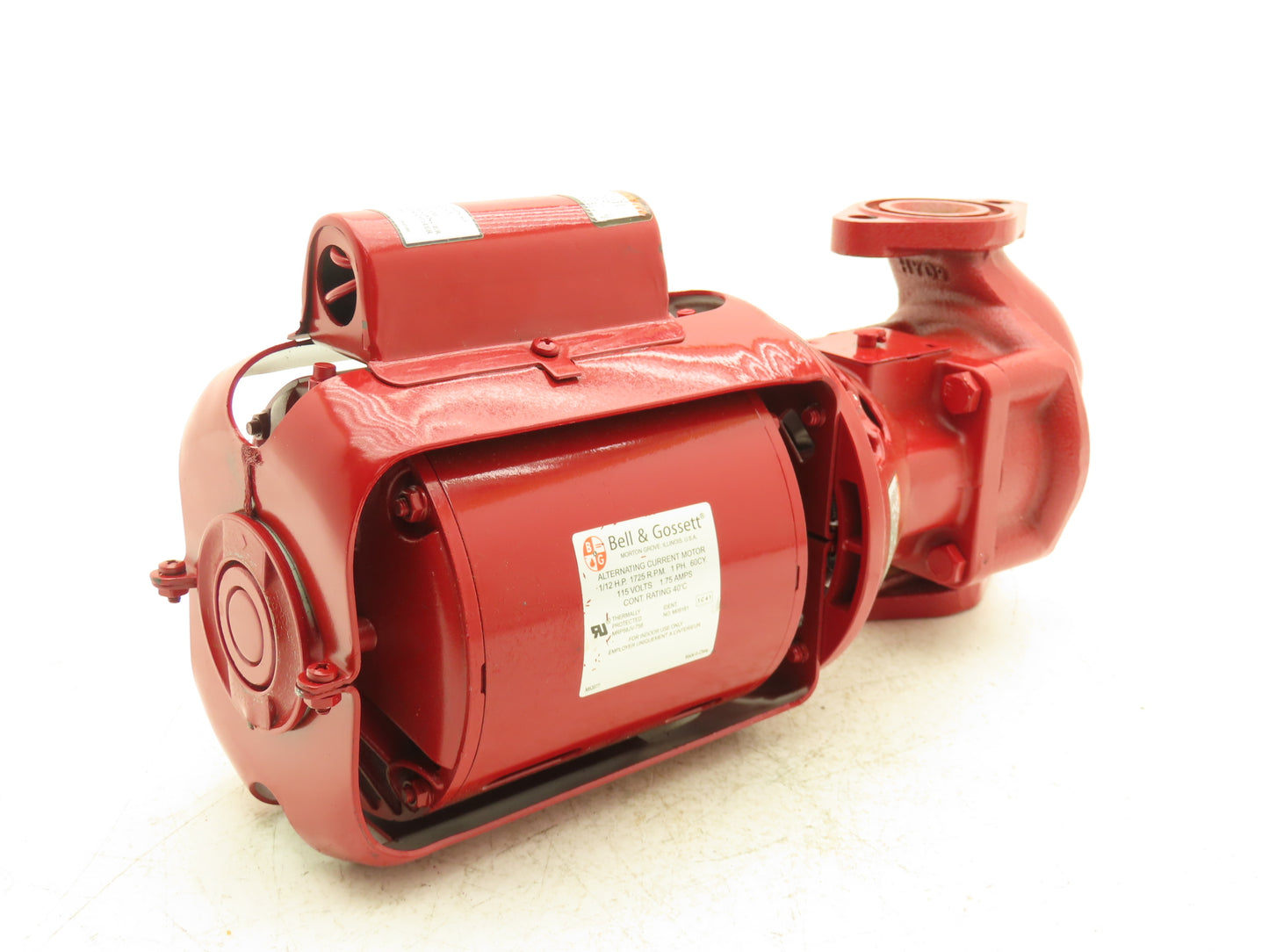 Bell & Gossett 106189 Series 100 Circulator Booster Pump 1"Flanged 115V 1PH